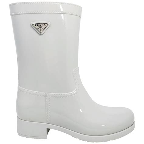 prada rubber sole boots|White Rubber booties .